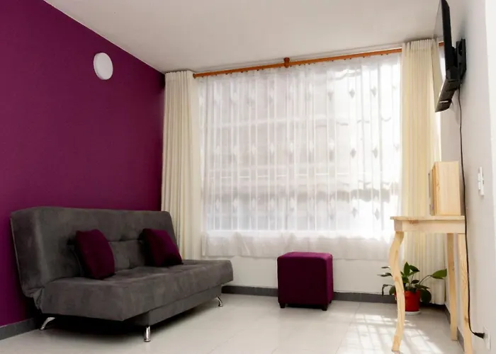 Encantador Apartamento De 2 Habitaciones, Cerca Centro Bogota,